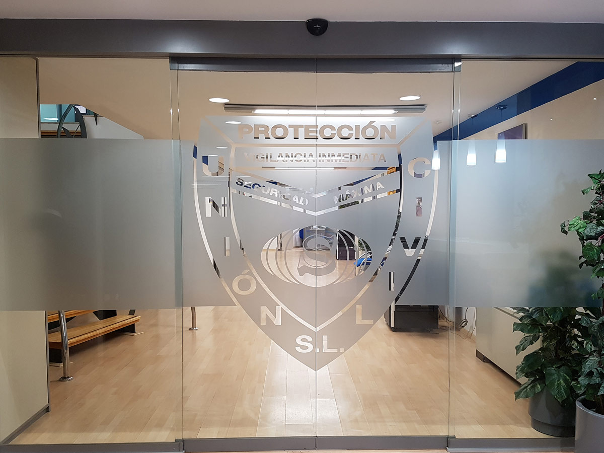 Entrada de la oficina de Unión Protección Civil