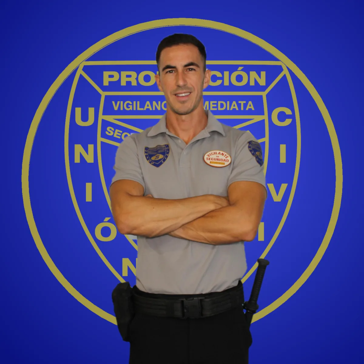 Vigilante de seguridad de Unión Protección Civil